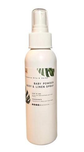 Baby Powder Body and Linen Spray - Fresh Clean Scent, Potent Fragrance,Hand Blended, 2 sizes (4oz/2oz) (4 oz) in Kuwait