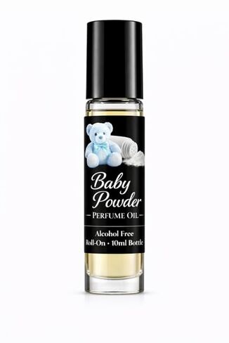 Baby Powder Perfume oil, Long Lasting, Alchohol free 10ml Roller bottle in Kuwait