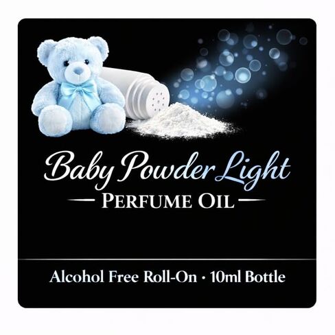 Baby Powder Perfume oil, Long Lasting, Alchohol free 10ml Roller bottle in Kuwait