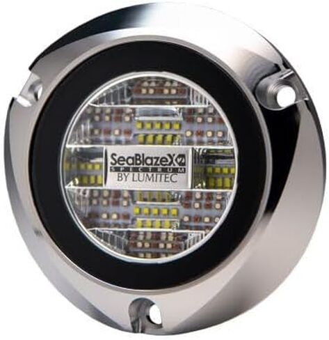 Lumitec SeablazeX2 Spectrum Underwater Light RGBW Polished Housing [101591] in Kuwait