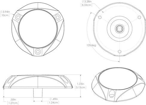 Lumitec SeablazeX2 Spectrum Underwater Light RGBW Polished Housing [101591] in Kuwait