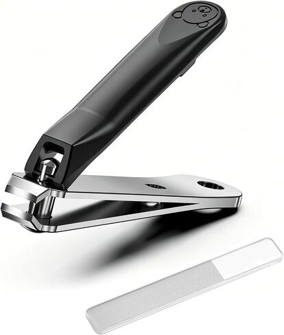 Baby Nail Clippers and File Set - Stainless Steel Kids Nail Trimmer with Nano Glass Nail File for Newborn Infant Kids,Toddler, Small Jaw Safe Rounded Tips Baby Nail Care Kit in Kuwait