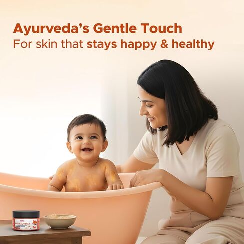 Baby Organo Babyorgano Natural Ubtan For Skin Tan Removal L Bath Powder For Kids And Women L Soft Glowing Skin With Green Gram L Sandalwood And Turmeric L 100% Ayurvedic Fdca Approved - 100 g in Kuwait