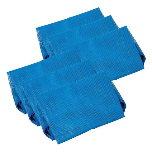 ECR4Kids Stackable Kiddie Cot Fabric, Toddler, Replacement Parts, Replacement Parts, Blue, 6-Pack in Kuwait