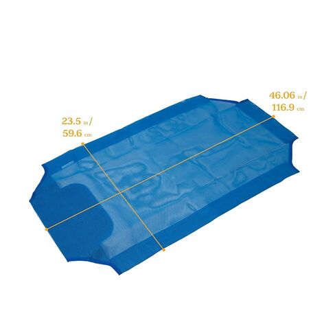 ECR4Kids Stackable Kiddie Cot Fabric, Toddler, Replacement Parts, Replacement Parts, Blue, 6-Pack in Kuwait