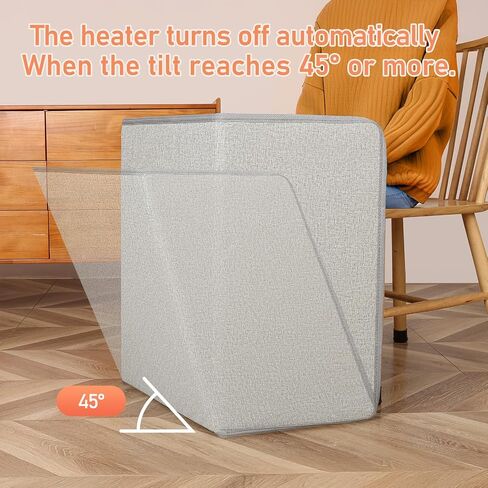 Under Desk Warmer Portable Space Heater, Leg Warmer Foot Warmer for Office & Home, Whisper Heat Foldable Energy Efficient With Thermostat Timer Auto Shut Off in Kuwait