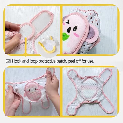 2Pairs Baby Knee Pads for Crawling Anti-Slip Adjustable Protectors for Toddlers.Elbow Pads Infant Knee Cover for Kids Unisex in Kuwait