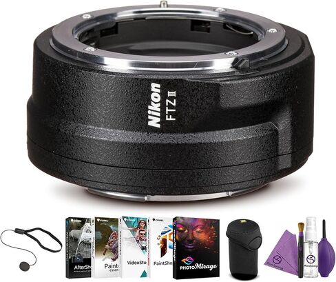 Nikon FTZ II Lens Mount Adapter Bundle with Cleaning Kit + Lens Case + More in Kuwait