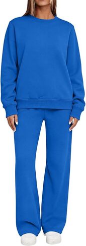 Sweatsuits for Women Casual Lounge Set | Long Sleeve Sweatshirt Top Sweatpants Set,Daily Lounge Outfits in Kuwait