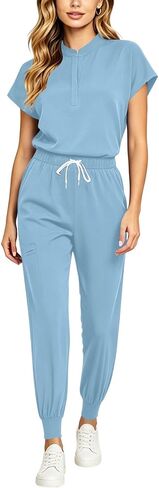 Two Piece Sets for Women Casual Jogger Lounge Set | Short Sleeve Crew Neck Top Jogger Pants Set,Daily Lounge Outfits in Kuwait