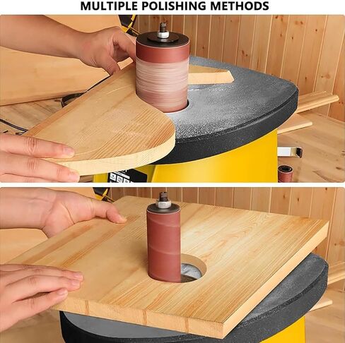 Desktop Column Sanding Machine, 450W Electric Oscillating Spindle Sander,Electric Drum Sander for Woodworking Projects in Kuwait