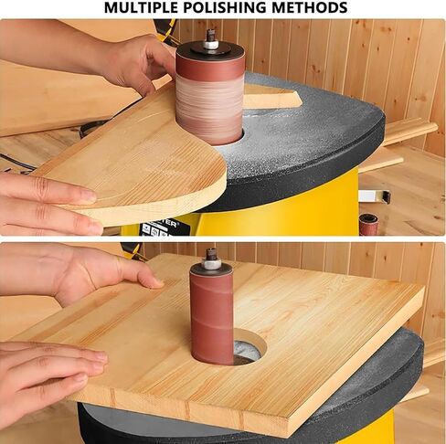 Oscillating Spindle Sander, 450W Electric Column Sanding Machine with 5 Pcs Sanding Sleeves,for Woodworking and DIY Projects in Kuwait