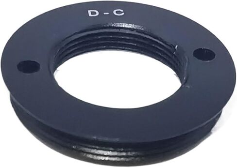 Microscope Accessories Kit D Mount Movie Mount to C Mount for Moive Lens to Camera Adapter Microscope Slides (Color : Black, Size : D-C Flat) in Kuwait