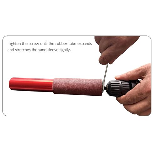 Eujgoov Spindle Sander Adapter Kit Premium Aluminum Alloy Mandrel Tool Converts Power Drill into Versatile Sanding Machine for Wood Metal Polishing Grinding Contouring Resurfacing Tasks in Kuwait