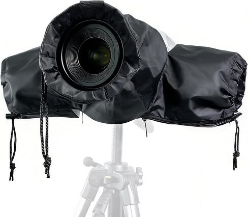 BlingKingdom Waterproof Camera Rain Cover, Professional Sleeve Dust Proof Protector Photography Camera Accessories for Canon Nikon Sony DSLR and Mirrorless Cameras in Kuwait