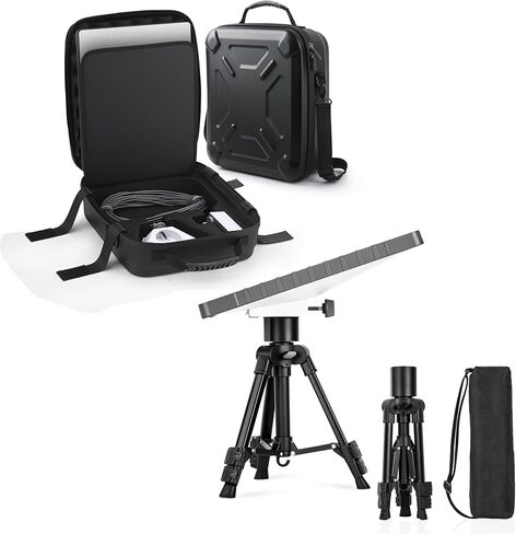 Datop Starlink Mini Tripod Mount with Pipe for Starlink Mini Case Ultra-Light Portable Storage for Starlink Mini Accessories,Portable for Outdoor Travel,Camping and RVing in Kuwait