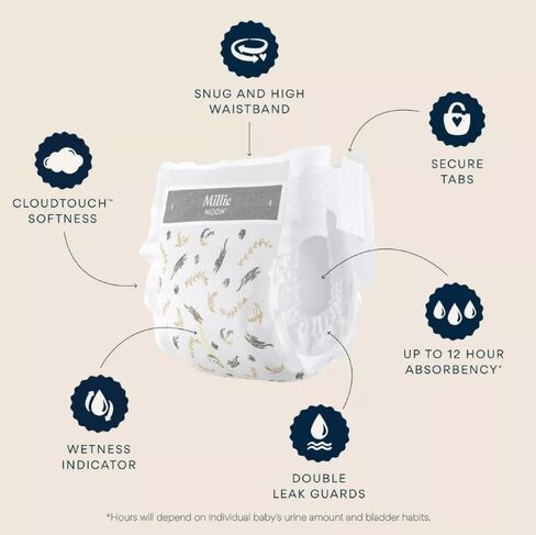 Millie Moon Luxury Diapers - Size 2 and 96ct in Kuwait
