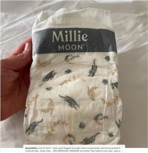 Millie Moon Luxury Diapers Size 1 with 108 Count in Kuwait
