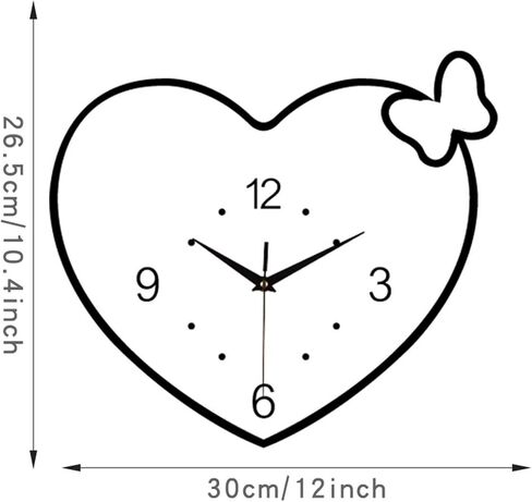 Wall Clock Acrylic Wall Clock Non Ticking Floor Carpet Irregular Area Rug Soft Polyester Botanical Non Slip Suitable for Kids Room Living Space Decora in Kuwait