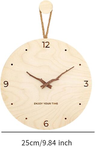 Rug and Minimalist Nordic Wall Clock for Modern Home Decor Gift Non Slip Carpet Nursery Playroom Bedroom Office Entrance in Kuwait