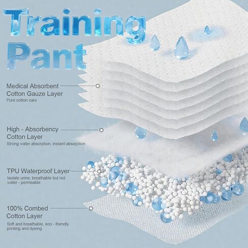 Upairy Training Pants Potty Training Underwear for Boys Girls,Toddler Potty Pants in Kuwait