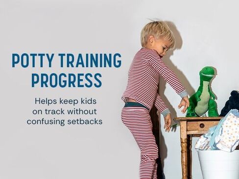 Sposie Cross-Trainers Overnight Potty Training Support for Kids Ages 2-7 | 4T+ Underwear Inserts Designed to Eliminate Nighttime Diapers & Training Pants in Kuwait