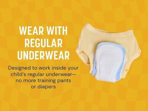 Sposie Cross-Trainers Overnight Potty Training Support for Kids Ages 2-7 | 4T+ Underwear Inserts Designed to Eliminate Nighttime Diapers & Training Pants in Kuwait