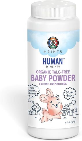 Organic Baby Powder Talc Free- Calming and Soothing Cornstarch Baby Powder with Lavender and Chamomile- Skin Nourishing Powder for Newborn- Non GMO Lavender Scent- 4.25 Oz in Kuwait