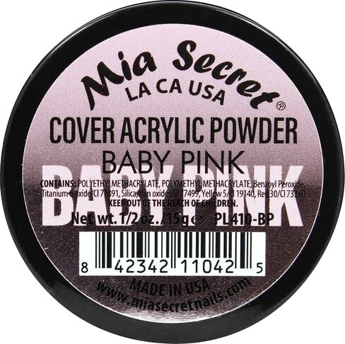 Mia Secret Cover Baby Pink Acrylic Nail Powder - 0.5 oz MADE IN USA in Kuwait