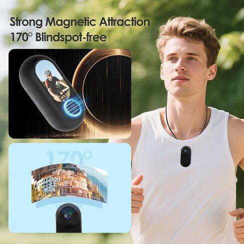 Mini Body Camera, Thumb Size Wearable 1080P Action Camera with 16GB in Kuwait