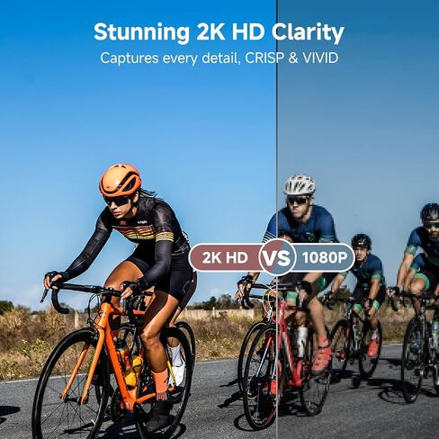 VSTARCAM 2K Mini Body Camera with 180° Rotating Lens, 1500mAh Battery & 64GB TF Card Included, IR Night Vision, Portable Wearable Video Recorder for Cycling, Meetings & Outdoor Recording in Saudi Arabia