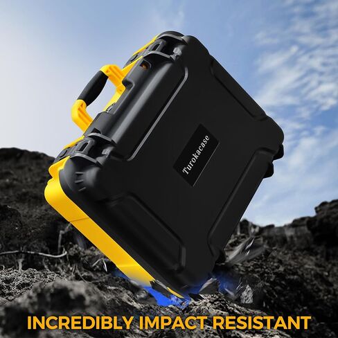 Storage Case for Dewalt Drill & Impact Driver, Hard Case with Custom Foam Insert, Fits 20V MAX Cordless Drill and Impact Driver, Battery & Charger - Durable Protective Box for Dewalt Tools (CASE ONLY) in Kuwait