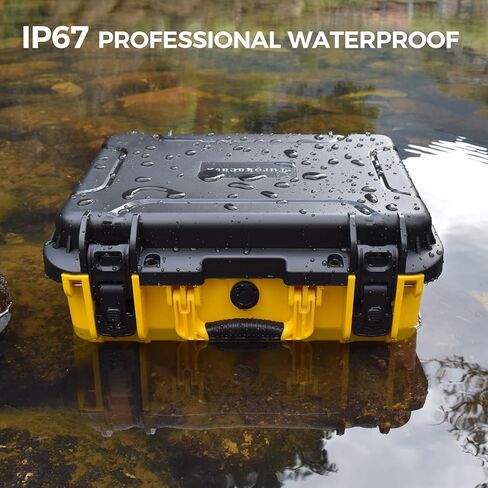 Storage Case for Dewalt Drill & Impact Driver, Hard Case with Custom Foam Insert, Fits 20V MAX Cordless Drill and Impact Driver, Battery & Charger - Durable Protective Box for Dewalt Tools (CASE ONLY) in Kuwait