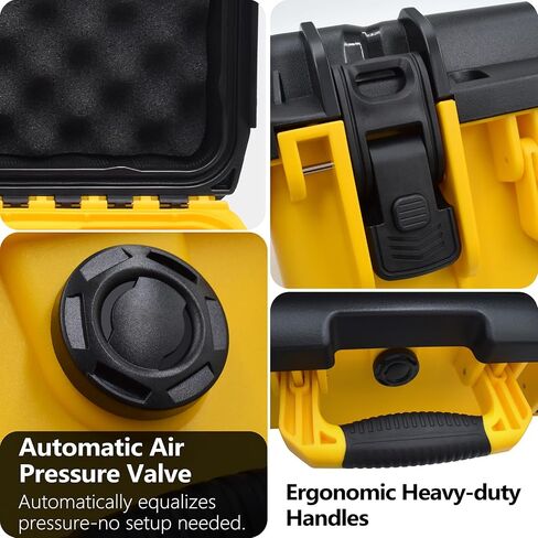Storage Case for Dewalt Drill & Impact Driver, Hard Case with Custom Foam Insert, Fits 20V MAX Cordless Drill and Impact Driver, Battery & Charger - Durable Protective Box for Dewalt Tools (CASE ONLY) in Kuwait