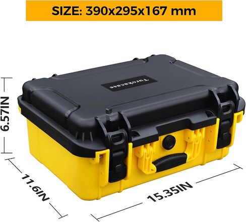 Storage Case for Dewalt Drill & Impact Driver, Hard Case with Custom Foam Insert, Fits 20V MAX Cordless Drill and Impact Driver, Battery & Charger - Durable Protective Box for Dewalt Tools (CASE ONLY) in Kuwait