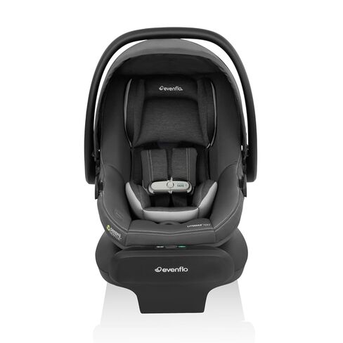 Evenflo LiteMax NXT Rear-Facing Lightweight Preemie and Infant Car Seat 3-30lbs with SensorySoothe. Easy Install with Base (Agate) in Kuwait