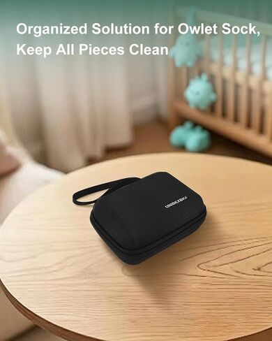 Hard Travel Case for Owlet Dream Sock Baby Sleep Monitor, Protect Carrying Case for Owlet Smart Baby Monitor, Storage Case Only in Kuwait