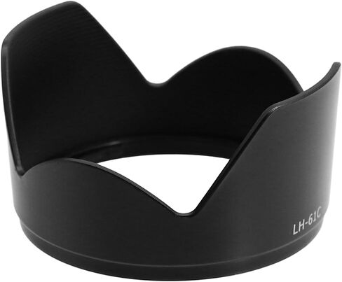 LH-61C Bayonet Lens Hood for Olympus M.ZUIKO Digital ED 14-150mm f/4.0-5.6 II or M.ZUIKO Digital ED 14-42mm f/3.5-5.6 Lens, Tulip Flower Hood for Compatible with 58mm Filter & Cap in Kuwait
