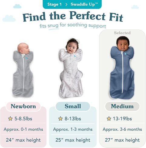 Love to Dream Swaddle UP, Baby Sleep Sack, Self-Soothing Swaddles for Newborns, Improves Sleep, Secure Fit Helps Calm Startle Reflex, New Born Essentials for Baby, 1.0 TOG, 5-8.5 lbs, Pink in Kuwait