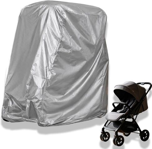 Stroller Cover for Storage - Waterproof Stroller Cover, Heavy Duty Oxford Fabric , Universal Fit Large Dustproof Stroller Bag for Most Strollers, Indoor Outdoor Storage and Travel in Kuwait