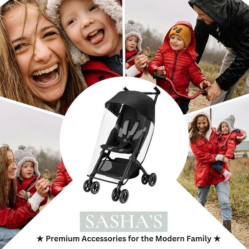 Rain Cover for gb Pockit+ All-Terrain, Pockit+ All-City, and Pockit Air Strollers by SASHA'S [Weather Shield, Custom Fit, Made in USA] in Kuwait