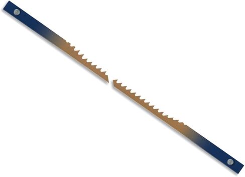 Pégas Pinned Coping Sawblades 6.5" Pack of 12 18 Teeth Per Inch in Kuwait
