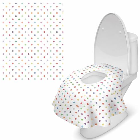 Purple Papers 32 Pcs Baby Training Seat Covers Disposable for Toddlers & Adults, Extra Large Waterproof, Portable Package for Travel, Kids Potty Training in Kuwait