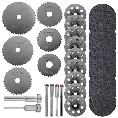 Cutting Wheel Set Compatible with Plastic Compatible with Rotary Tool, HSS Circular Saw Blades, Resin Cutting Discs, 545 Diamond Cutting Wheels in Kuwait