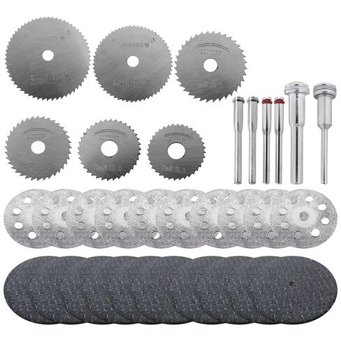 Cutting Wheel Set Compatible with Plastic Compatible with Rotary Tool, HSS Circular Saw Blades, Resin Cutting Discs, 545 Diamond Cutting Wheels in Kuwait