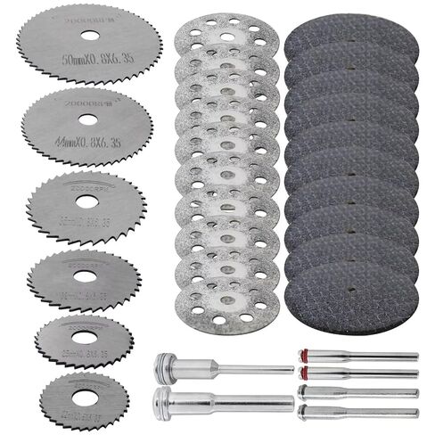Cutting Wheel Set Compatible with Plastic Compatible with Rotary Tool, HSS Circular Saw Blades, Resin Cutting Discs, 545 Diamond Cutting Wheels in Kuwait