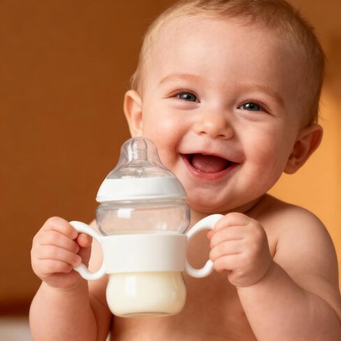 3Pack Baby Bottle Silicone Handles for Tommee Tippee Bottle, Easy Grip Lightweight Bottle Handle Small Hand Gripping for Self Feeding in Kuwait