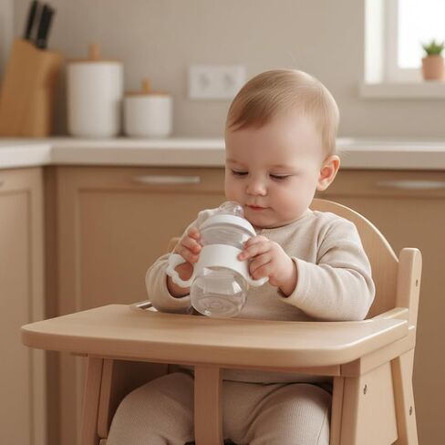 3Pack Baby Bottle Silicone Handles for Tommee Tippee Bottle, Easy Grip Lightweight Bottle Handle Small Hand Gripping for Self Feeding in Kuwait