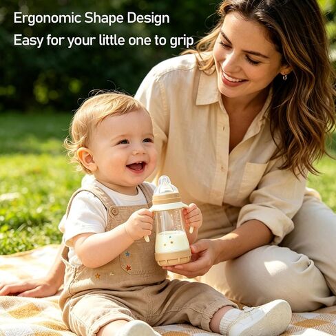 6Pack Baby Handles for MAM Bottles, Ergonomic Non-Slip Bottle Grips for Self-Feeding, Fits MAM Bottle 5oz, 9oz & 11oz, BPA-Free Trainer Accessories in Kuwait