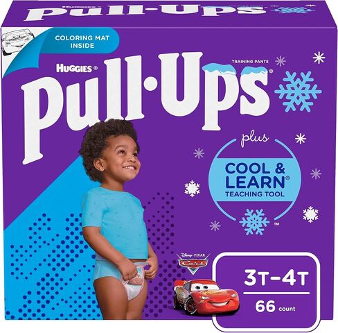 Pull-Ups Cool & Learn Boys' Training Pants, 3T-4T, 66 Ct in Kuwait